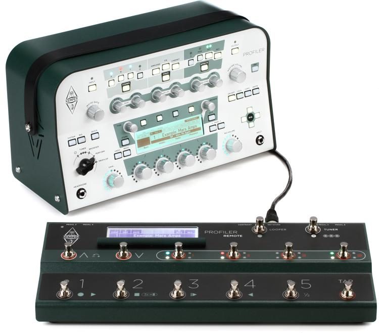 Kemper Profiler Head Profiler Remote White Sweetwater