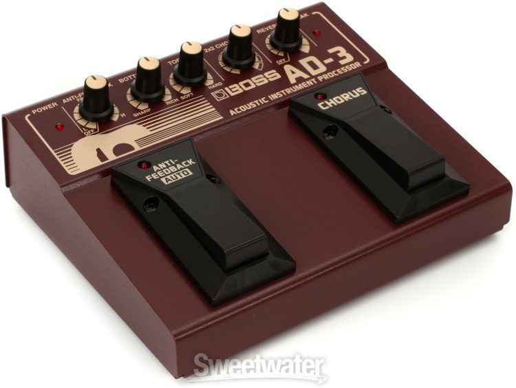 Boss AD-3 Acoustic Instrument Effects Processor | Sweetwater