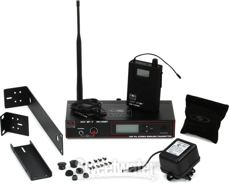 Galaxy Audio AS-1100 Wireless In-ear Monitor System - P2 Band 