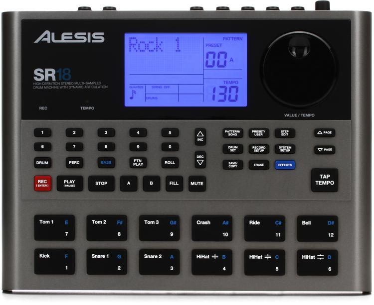 Alesis Sr 16 Sound Chart