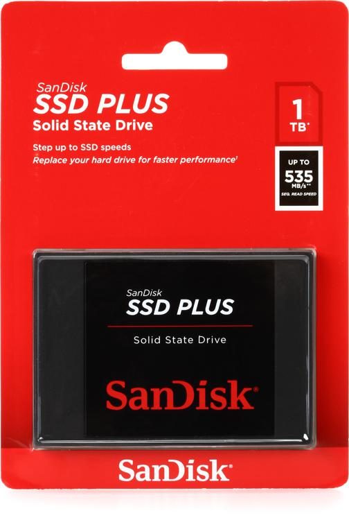 perjudicar Coca para agregar SanDisk SSD Plus 1TB Solid State Drive | Sweetwater