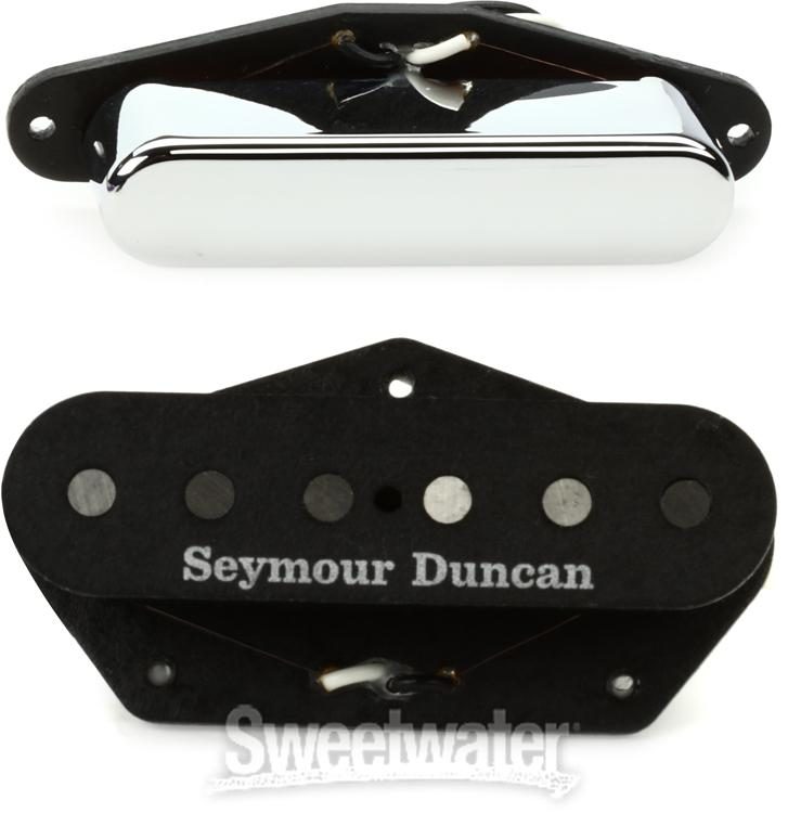 Seymour Duncan Hot Tele Single Coil 2-piece Pickup Set - Black