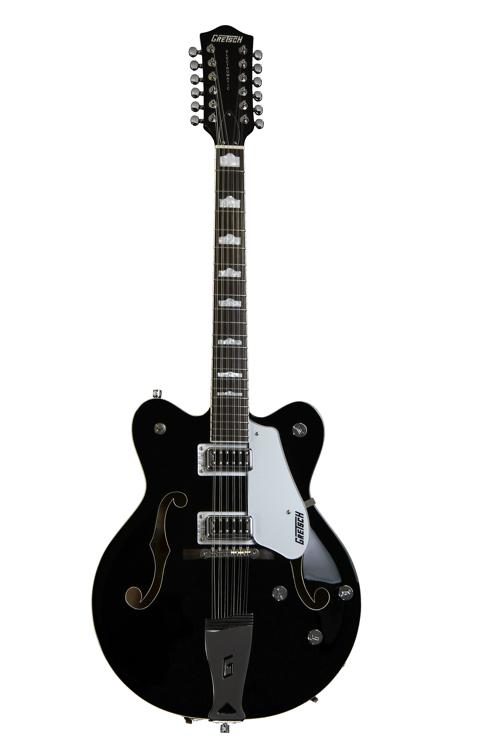 gretsch hollow body black