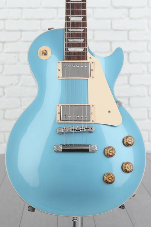 Gibson Les Paul Standard '50s Plain Top Electric Guitar - Pelham Blue ...