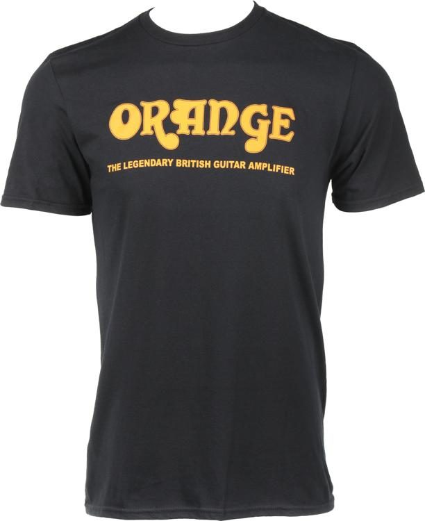 orange and black tshirt