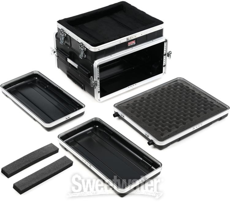 Gator GRC-STUDIO-4-GO Studio 2 Go Series Rack Case with Laptop Compartment  | Sweetwater