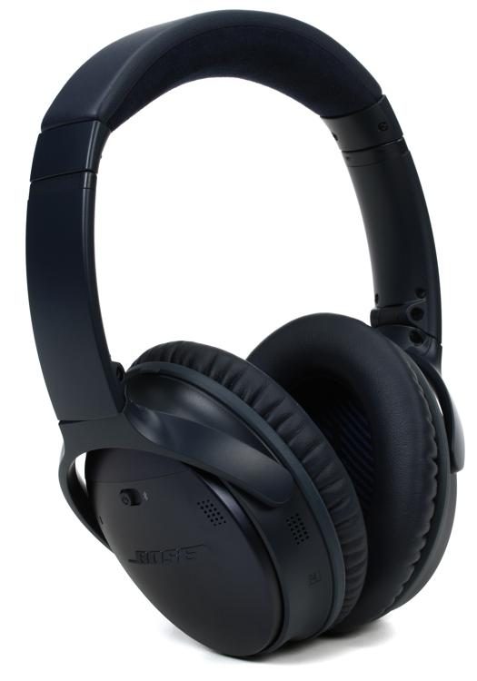 QuietComfort 35 Wireless Headphones II Bluetooth Noise-Canceling Headphones - Triple Midnight Blue | Sweetwater