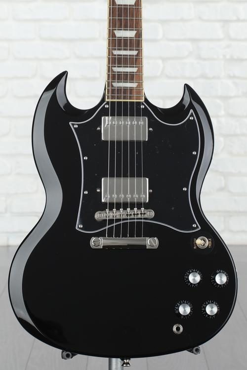 Epiphone SG Standard Electric Guitar - Ebony | Sweetwater