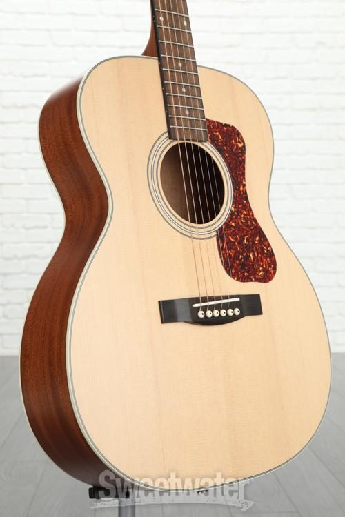 Guild OM-240E Acoustic-Electric Guitar - Natural | Sweetwater