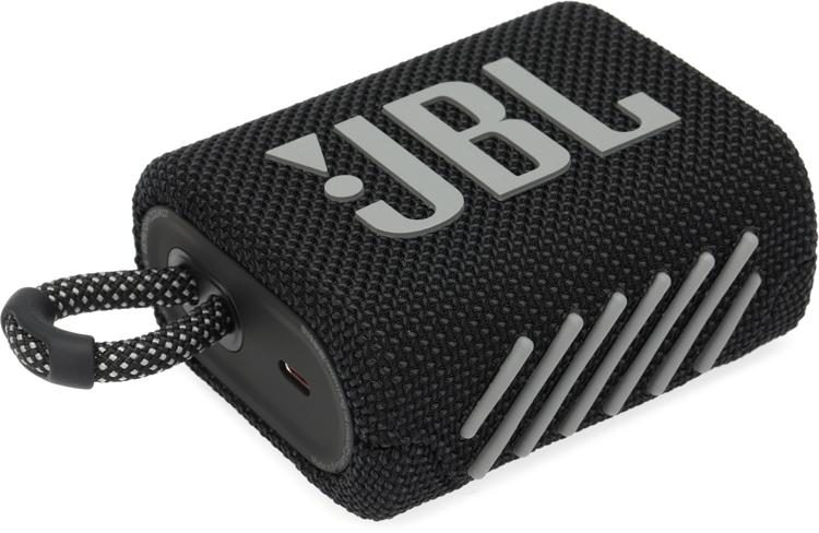 JBL Lifestyle Go 3 Waterproof Bluetooth Speaker - Black | Sweetwater