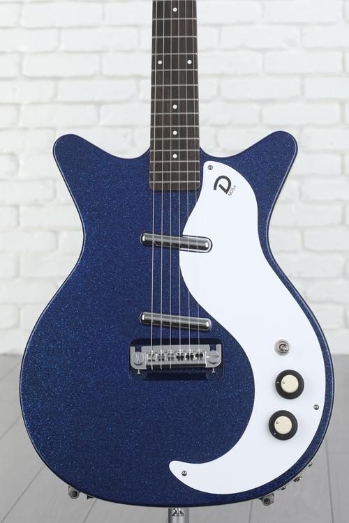 Danelectro 60th Anniversary DC '59 NOS+ Electric Guitar - Deep Blue  Metalflake