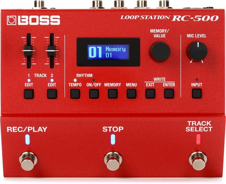 Boss Rc 500 Loop Station Compact Phrase Recorder Pedal Sweetwater