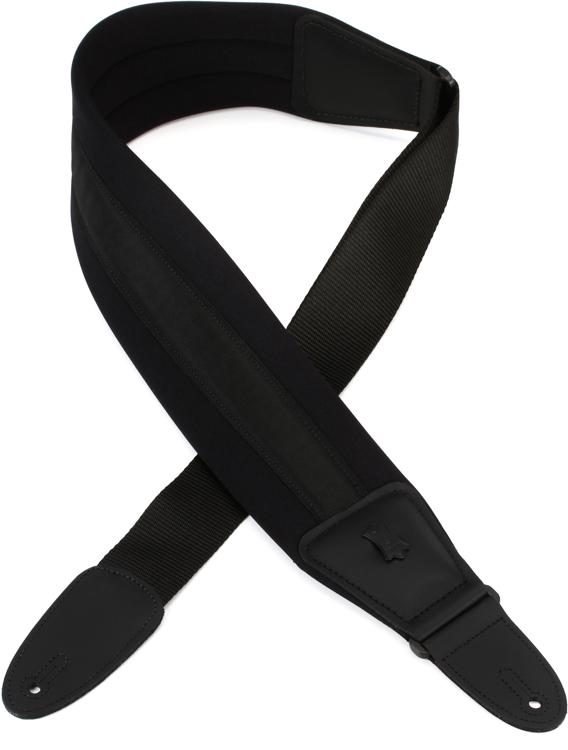 Levy's PM48NP3 Neoprene Guitar Strap - Black | Sweetwater