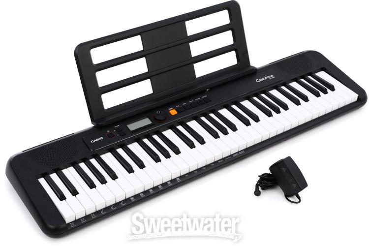 Sustain Pedal and Polishing Cloth Black Instructional Book Bench Renewed Casio Casiotone CT-S200 61-Key Portable Digital Keyboard Bundle with Adjustable Stand Austin Bazaar Instructional DVD