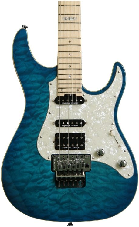 販売お得セール E-Ⅱ ESP ST-1 marine Aqua エレキギター