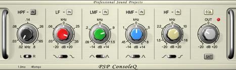 PSP Audioware British Console EQ Plug-in Sweetwater