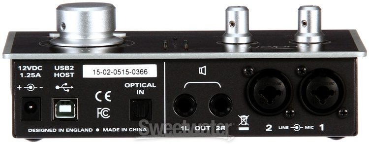 2 preamplificatori microfonici classe A Audient Audiointerface iD14 MKII Interfaccia audio USB ad alte prestazioni, connettore USB-C, funzione Monitor Mix e Monitor Panning, 2 uscite cuffie nero