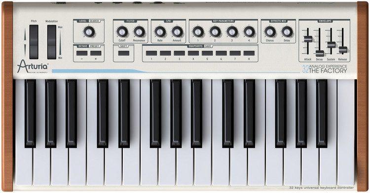 arturia 32 key midi controller