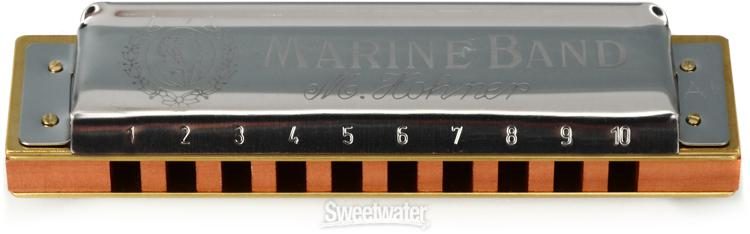 Hohner Inc. M2005BX-G# Marine Band Deluxe Harmonica, Key of G