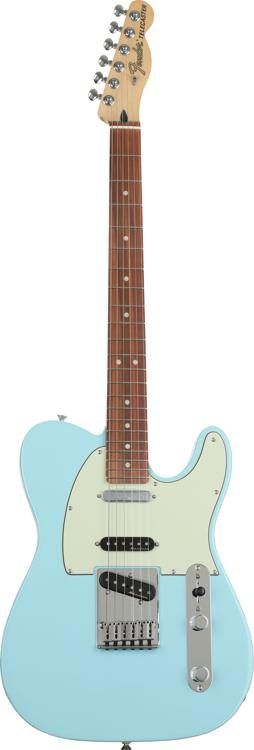 Fender Deluxe Nashville Tele Daphne Blue With Pau Ferro Fingerboard Sweetwater