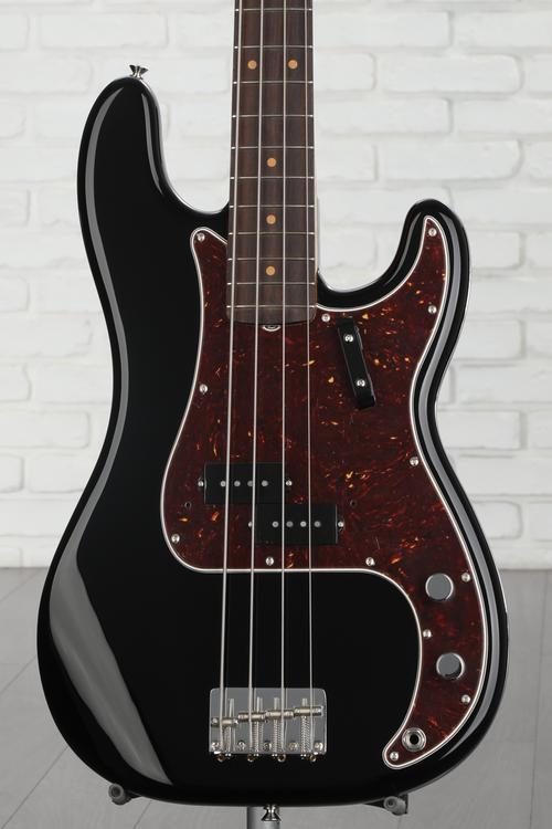 Fender American Vintage II 1960 Precision Bass - Black | Sweetwater