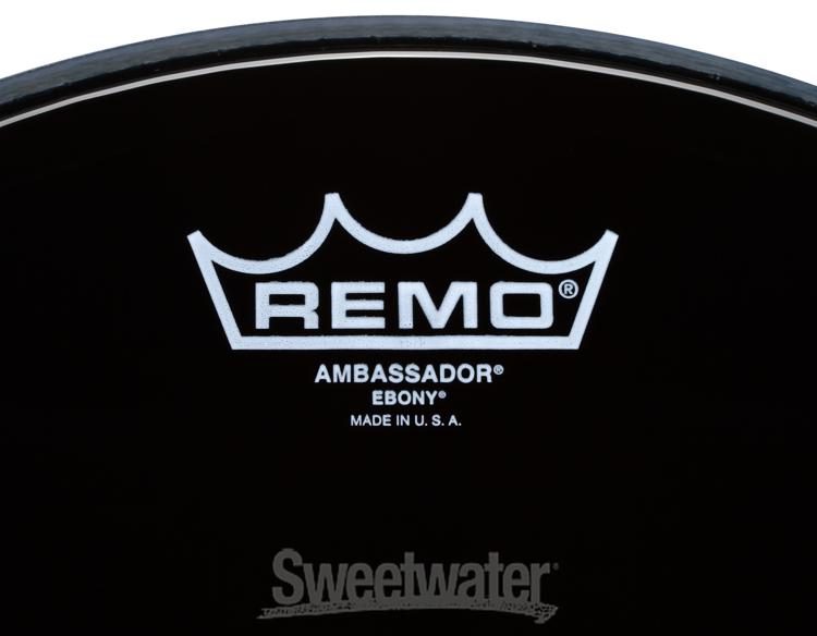 Remo Ambassador Ebony Drumhead - 14 inch | Sweetwater
