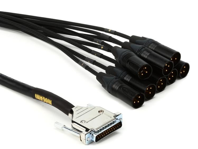 8 Channel DB25 to XLR-Male 15 ft. Mogami GOLD DB25-XLRM-15 Analog Recorder Interface Cable 
