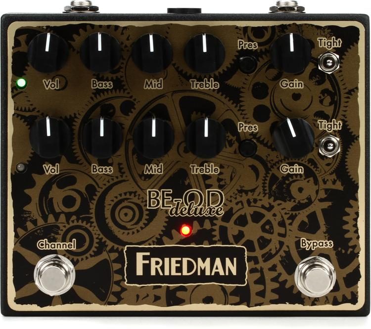 Friedman BE-OD Deluxe Dual Overdrive Pedal - Clockworks Edition