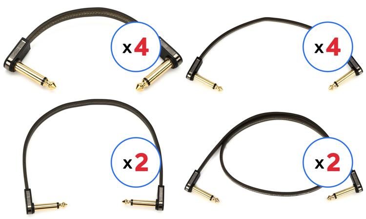 EBS High Performance Flat Patch Cable Bundle Sweetwater