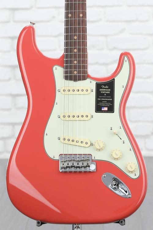 Fender American Vintage II 1961 Stratocaster Electric Guitar - Fiesta Red