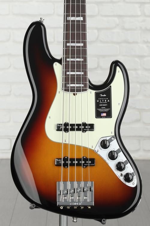 Fender American Ultra Jazz Bass V - Ultraburst with Rosewood Fingerboard