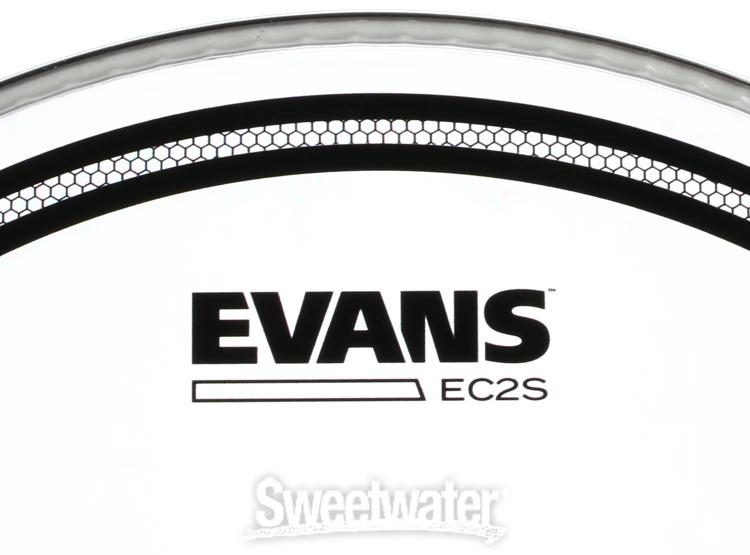 Evans EC2 Clear 3-piece Tom Pack - 10 