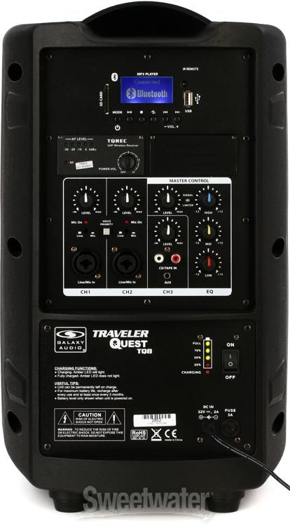 8 inch powered pa speakers