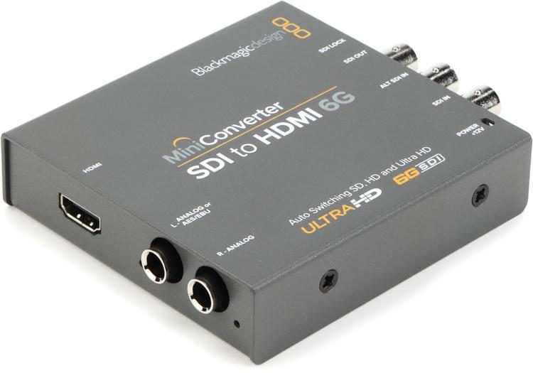 Mos halvleder medier Blackmagic Design Mini Converter 6G-SDI To HDMI | Sweetwater