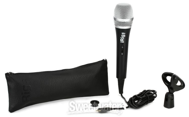 IK Multimedia iRig Mic handeld condenser mic for smartphones and tablets
