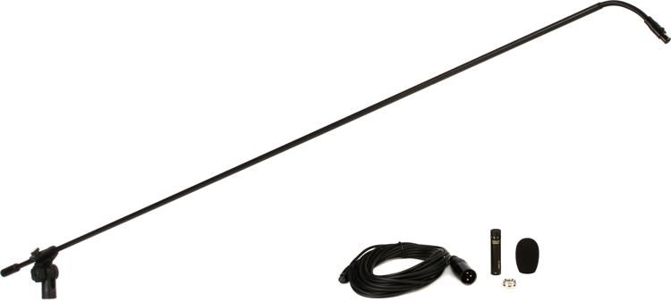 Audix MicroBoom MB5055 50 inch Mini Condenser Boom Microphone System -  Black | Sweetwater