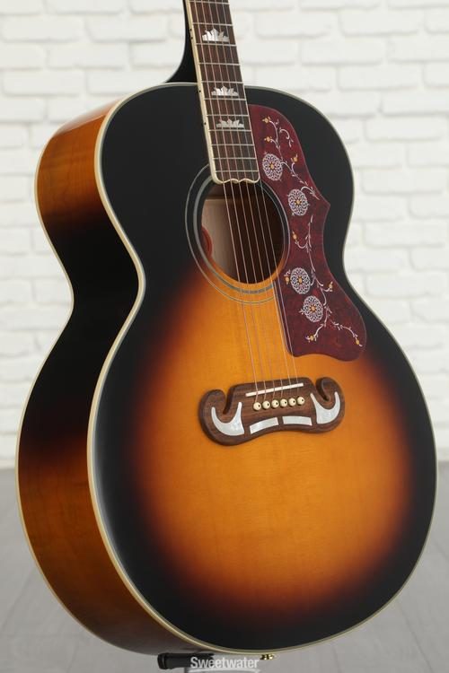 Epiphone J-200 Acoustic Guitar - Aged Vintage Sunburst Gloss