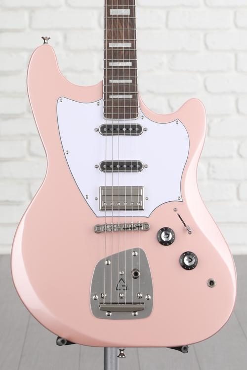 Guild Surfliner Deluxe Solidbody Electric Guitar Rose Quartz Metallic