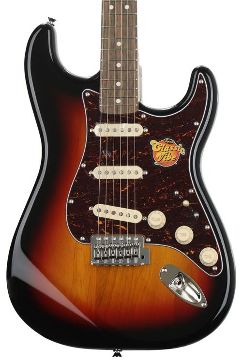 Squier Classic Vibe Stratocaster '60s - 3-color Sunburst w/ Indian ...