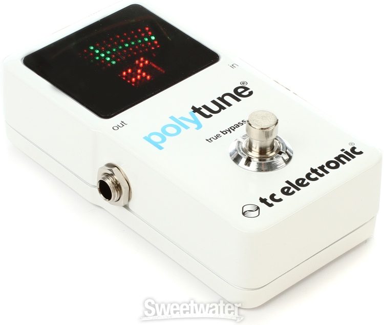 TC Electronic PolyTune 2 Polyphonic LED Guitar Tuner Pedal