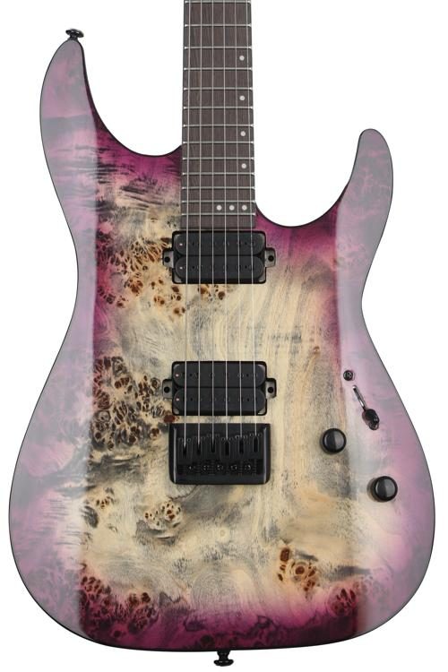 Schecter C-6 Pro Electric Guitar - Aurora Burst, Sweetwater