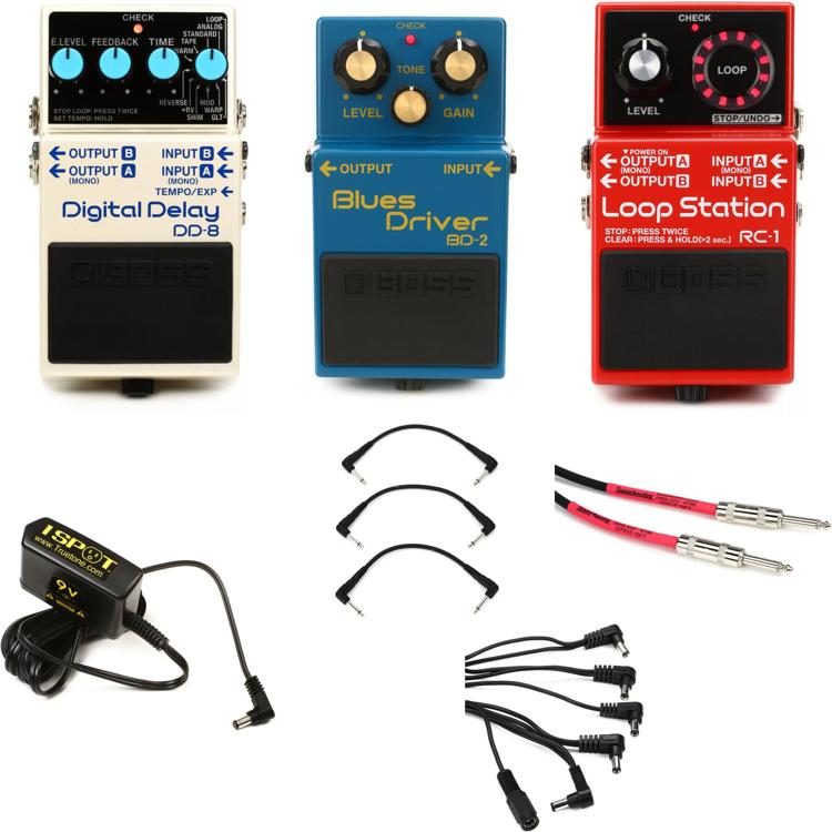 Boss Essential Pedals Pack Supply Sweetwater