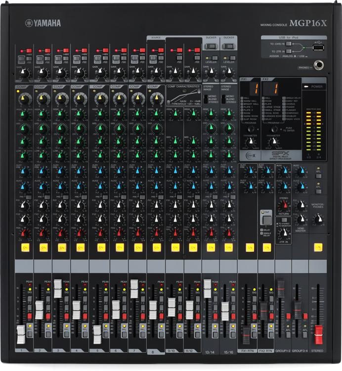 Yamaha Mgp16x 16 Channel Mixer With Usb And Fx Sweetwater