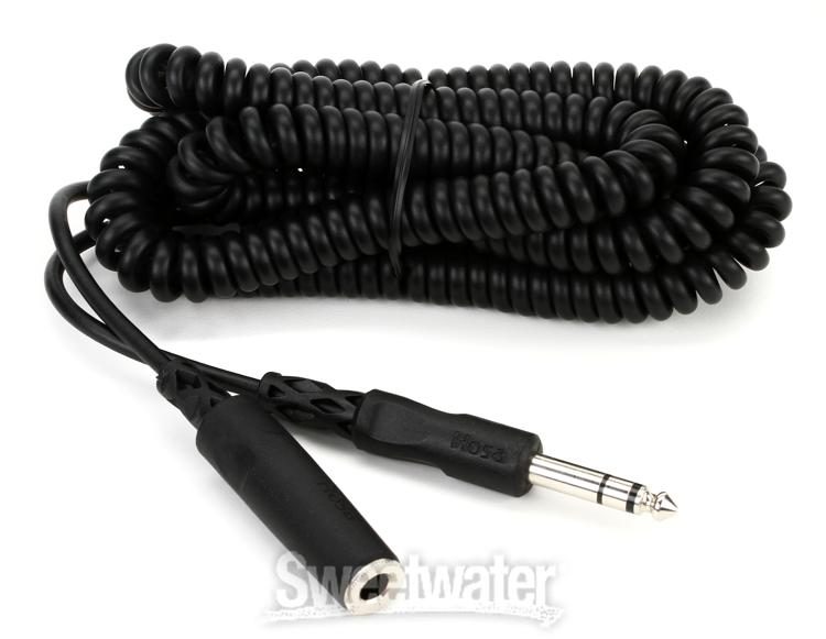 25 Foot Hosa Coiled Headphone Extension Cable