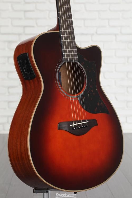 Yamaha AC1M Concert Cutaway Acoustic-electric Guitar - Tobacco Brown  Sunburst