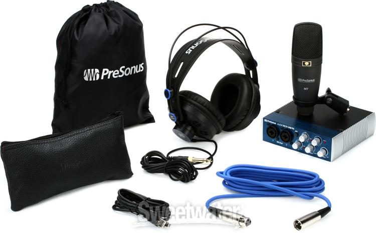 PreSonus AudioBox 96 2x2 USB Audio/MIDI Interface with XLR Complete Bundle  with Studio One Artist Software Pack with 24 Pack Acoustic Soundproof Studi 