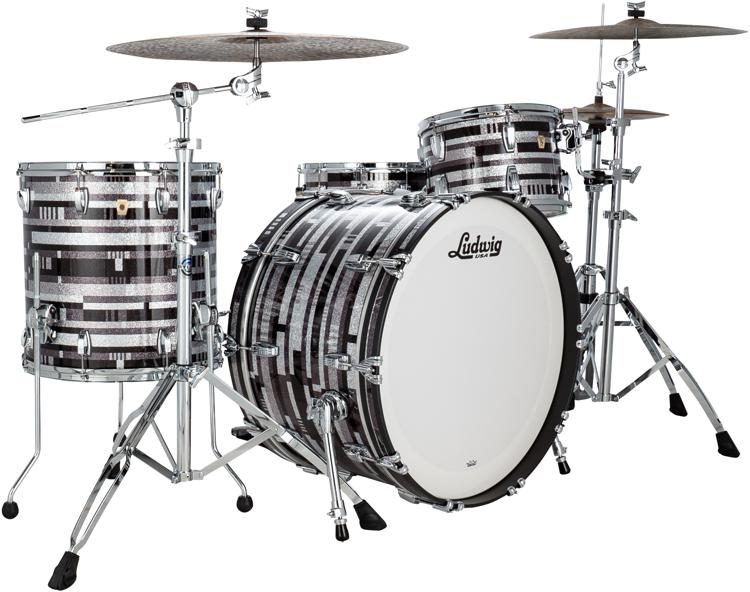 Ludwig Classic Maple Pro Beat 24 3-piece Shell Pack - Digital Sparkle ...