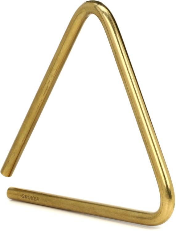 Grover Pro Percussion GV-TRBPH8 Bronze Pro Hammered Triangles