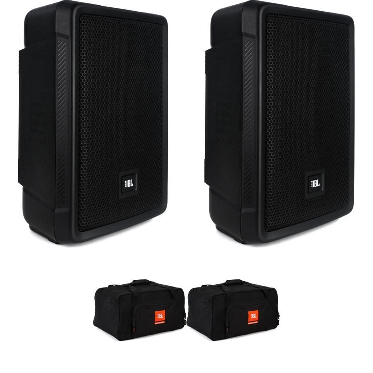 JBL IRX-108BT Powered 8-inch Portable Bluetooth Speaker Pair Bags - | Sweetwater