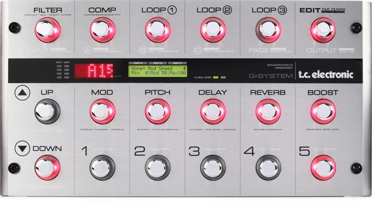 TC Electronic G-System Multi-effects Floor Processor | Sweetwater